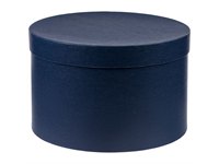 Коробка круглая Hatte, синяя