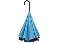 Зонт наоборот Style, трость, сине-голубой