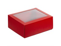 Коробка с окном InSight, красная