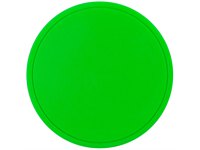Лейбл из ПВХ Dzeta Round, L, зеленый неон