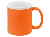 Кружка StopSpot с покрытием софт-тач, оранжевая