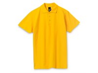 Рубашка поло мужская Spring 210, желтая