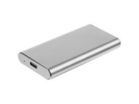 Портативный внешний диск SSD Uniscend Drop, 256 Гб, серебристый