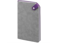 Ежедневник Corner, недатированный, серый с фиолетовым
