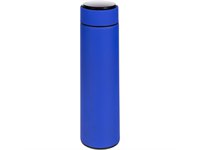 Смарт-бутылка с заменяемой батарейкой Long Therm Soft Touch, синяя