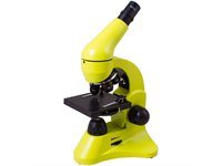 Монокулярный микроскоп Rainbow 50L с набором для опытов, зеленое яблоко